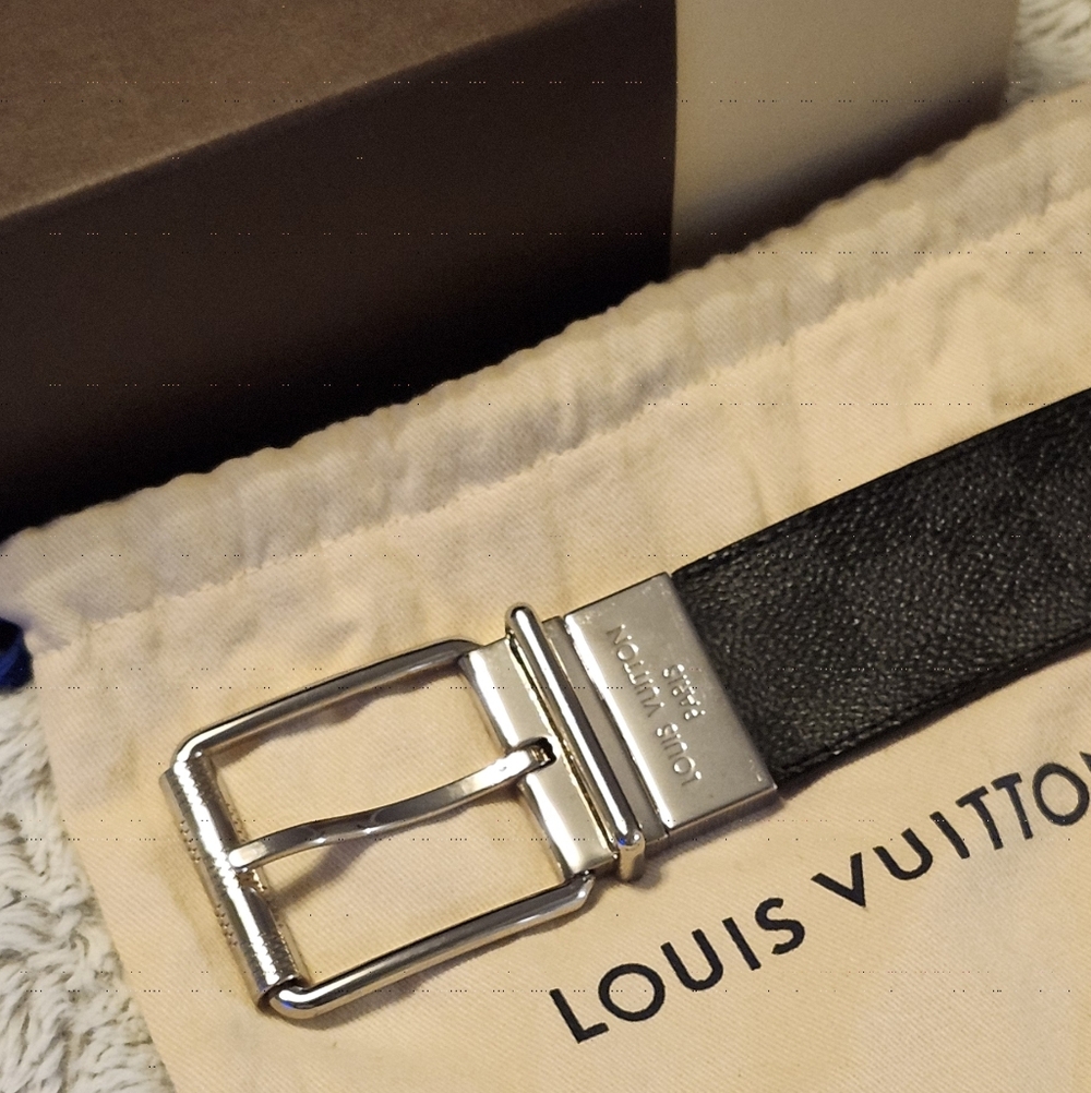 Louis Vuitton Black Leather Belt Bag